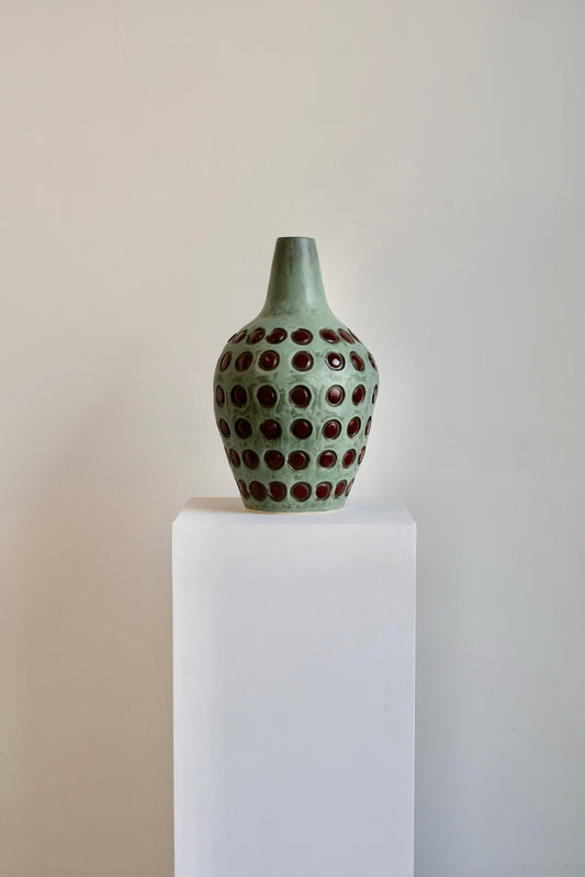 Green Stamped Vessel