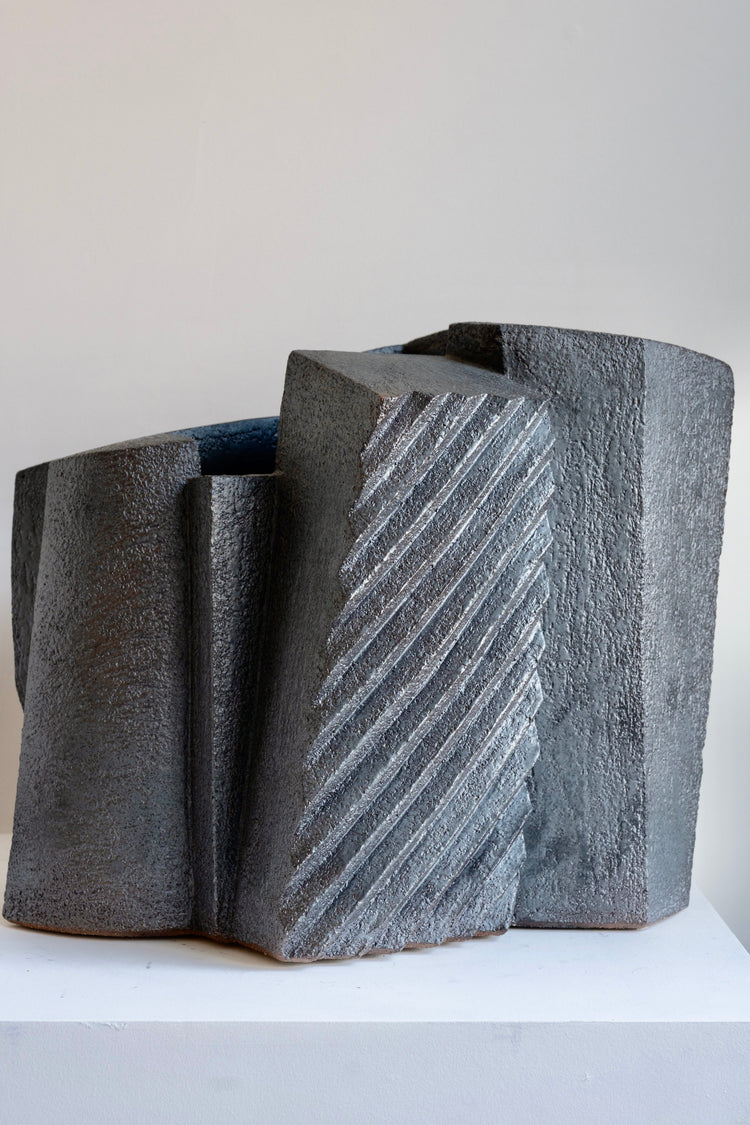 Black Composite Vessel