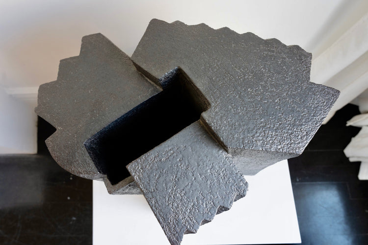 Black Composite Vessel