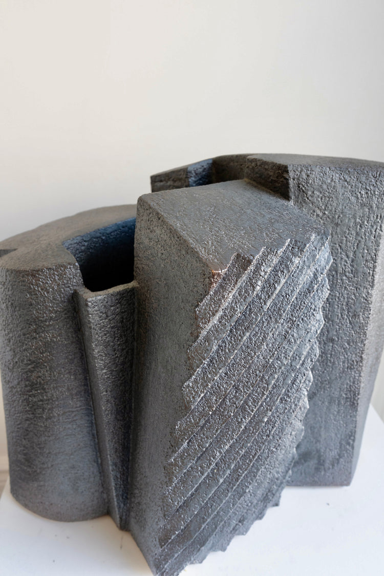 Black Composite Vessel