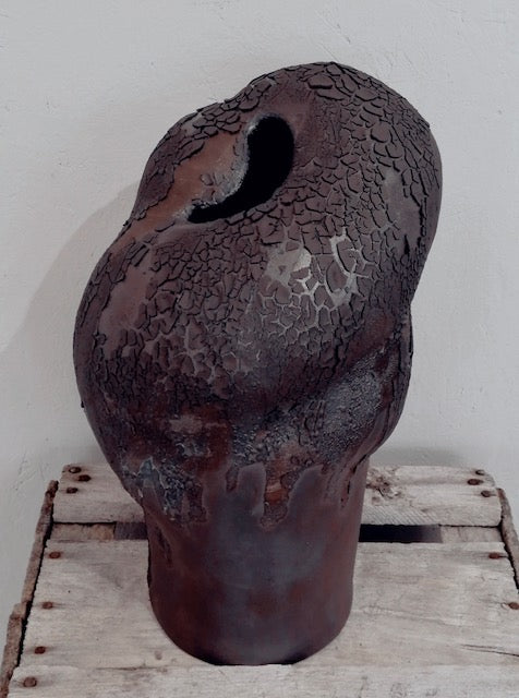 No. 41 - Black Vessel with Texture