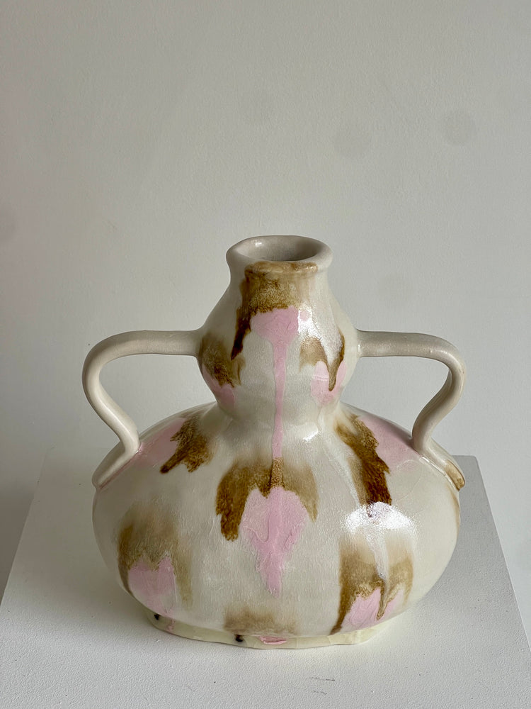 Rounded Vessel with Handles