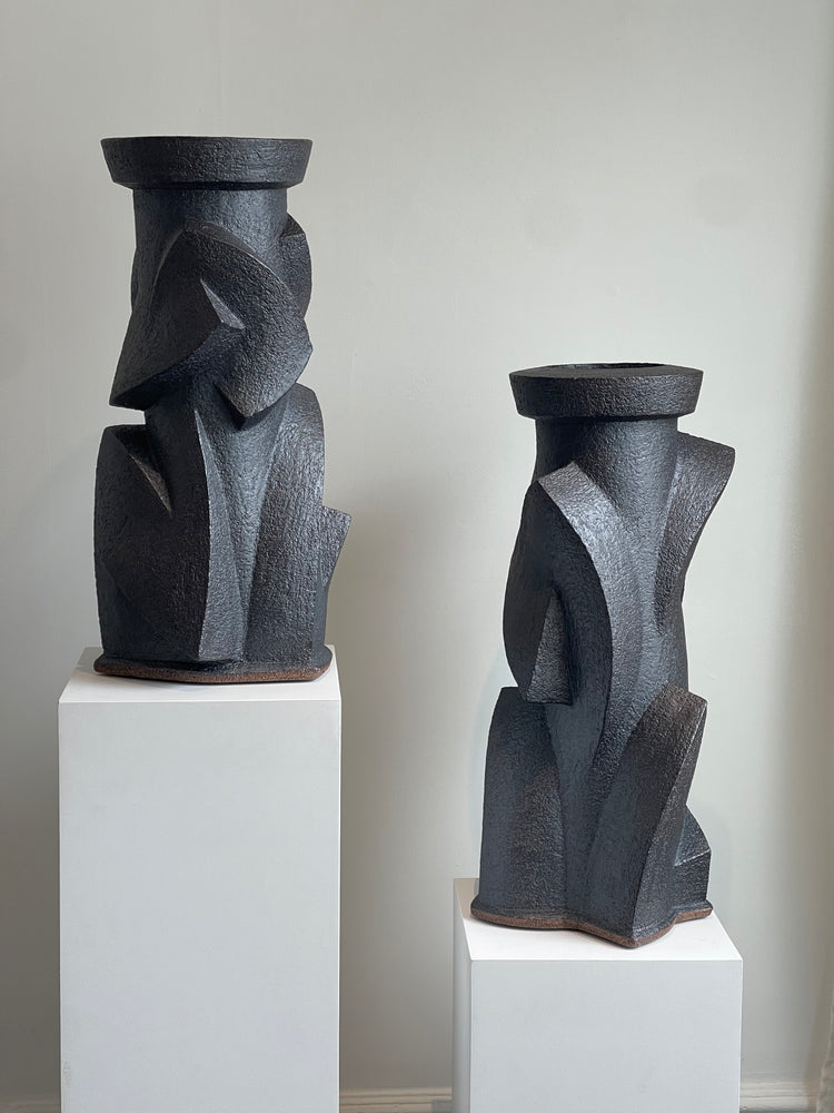 Sculptural Vessel Pair
