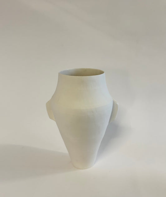 Porcelain Vessel With Handles - Large