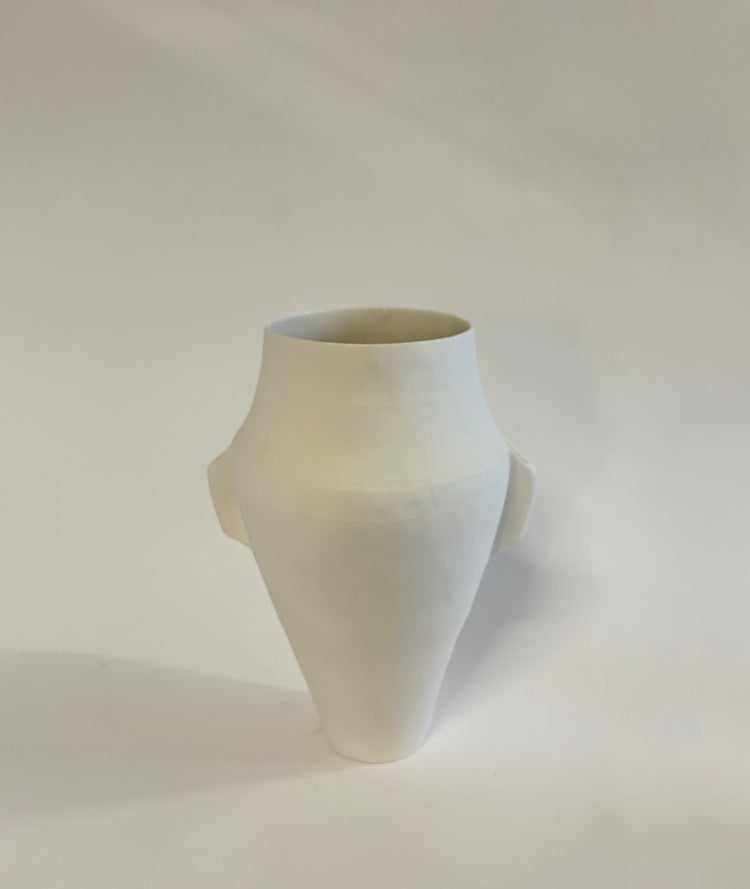 Porcelain Vessel With Handles - Large