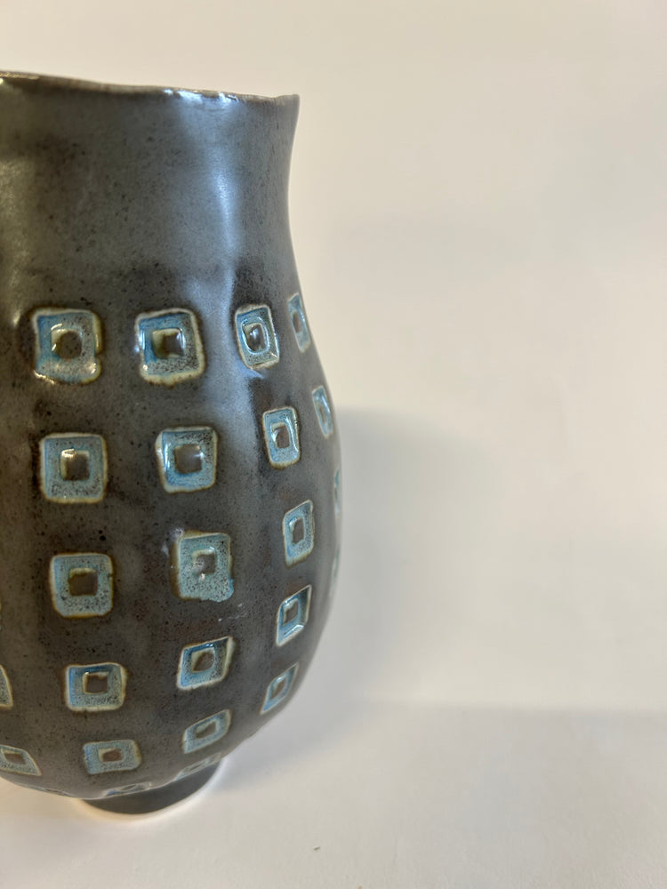 Stamped Vessel - Small (blue)