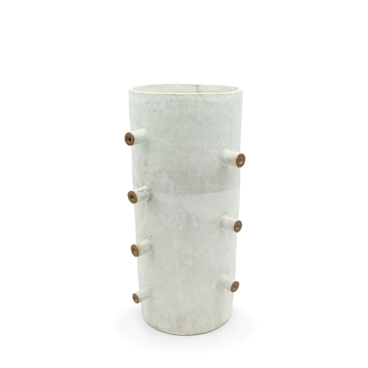Column Vase with Pegs