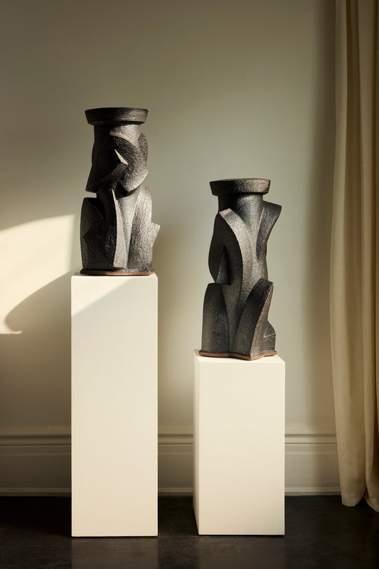 Sculptural Vessel Pair