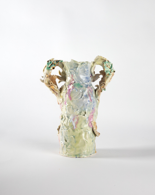 Happy Vase in Honeydew