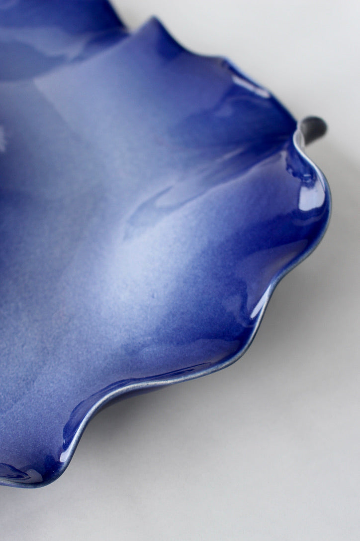 Sapphire Blue - Undulating Mirror