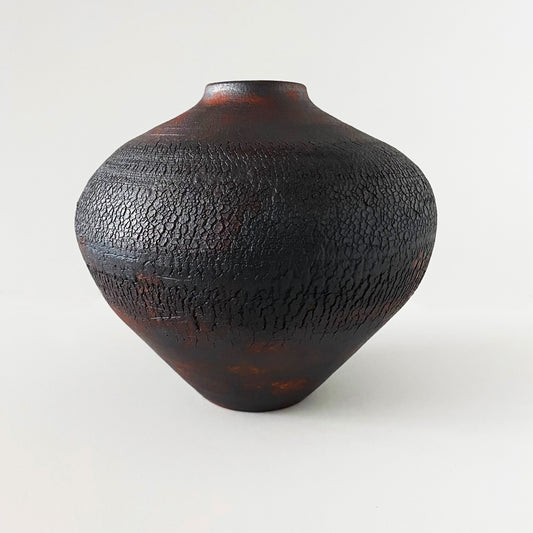 Rounded Crackle Vase