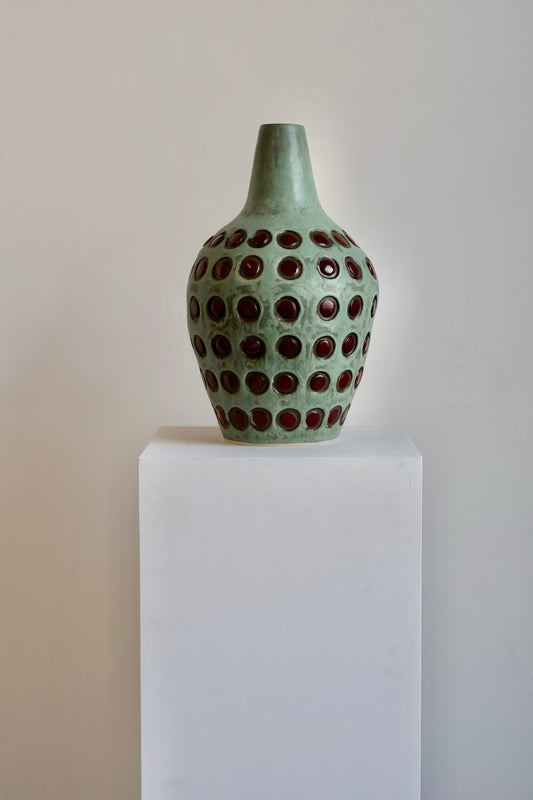 Green Stamped Vessel