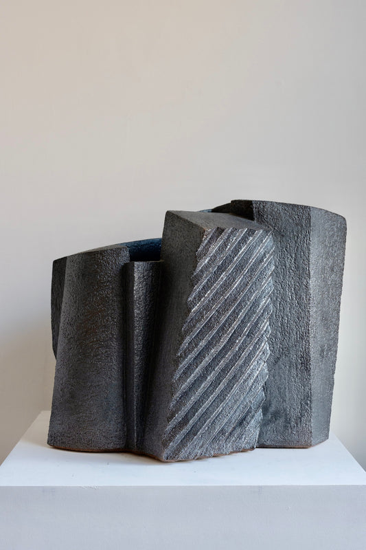 Black Composite Vessel
