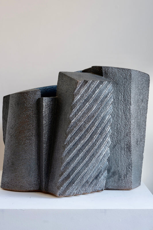 Black Composite Vessel