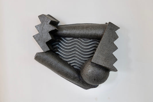 Black Composite Wall Sculpture