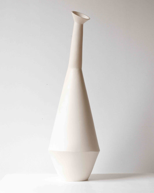 Ivory White Vessel (Tall)