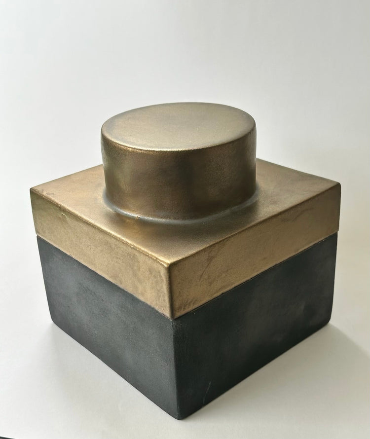 Brutalist Bronze Black Box