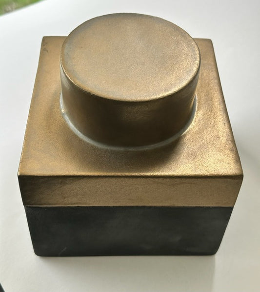 Brutalist Bronze Black Box