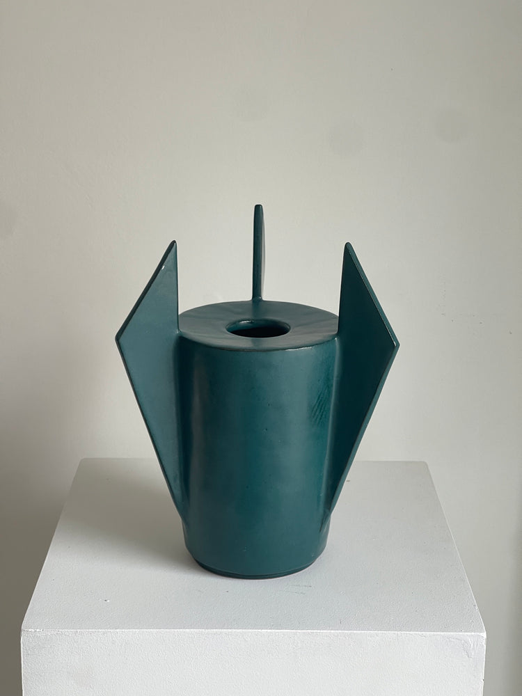 Teal Winged Vessel