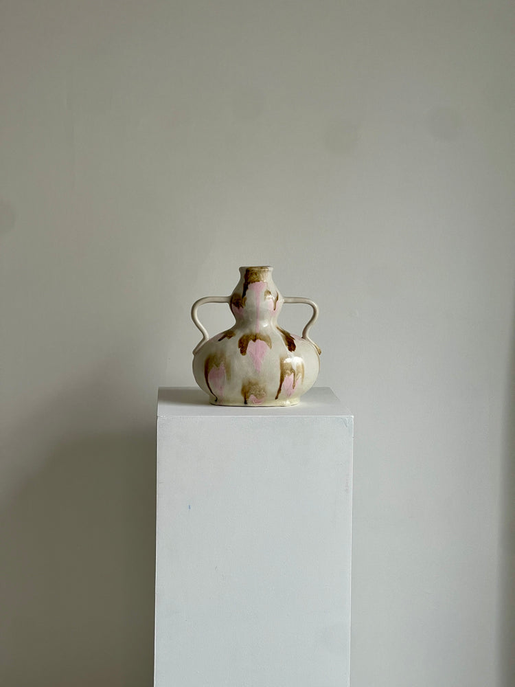 Rounded Vessel with Handles