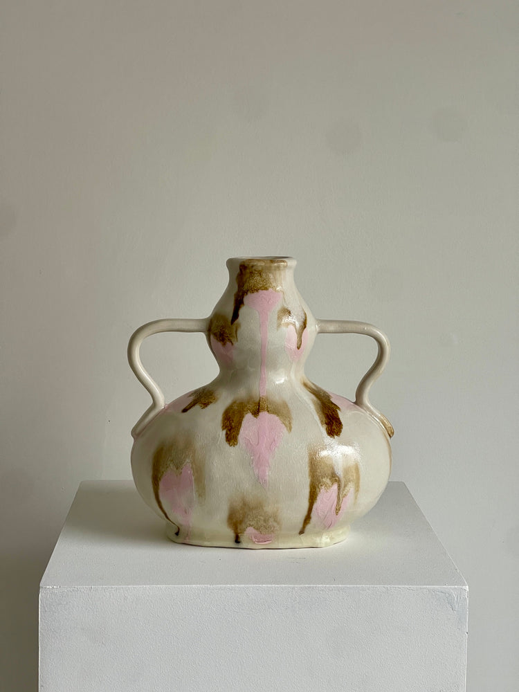 Rounded Vessel with Handles
