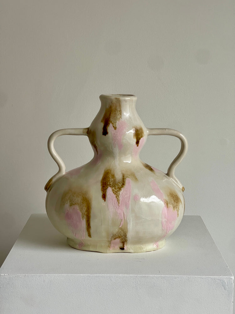 Rounded Vessel with Handles
