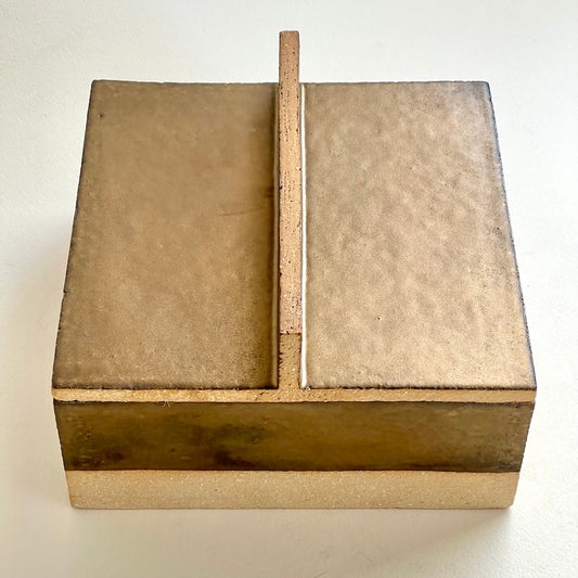 Bronze Box with Orange