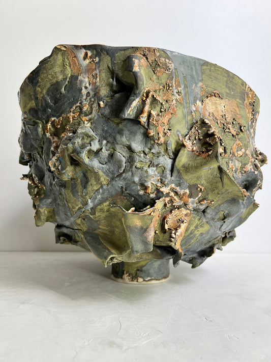 Baroque Landscapes - Bog Stoneware Vessel 5