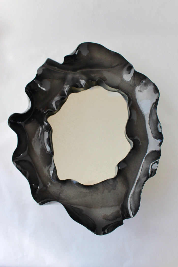 Onyx Black - Undulating Mirror