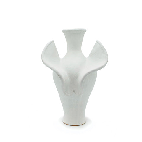 White Wave Vase